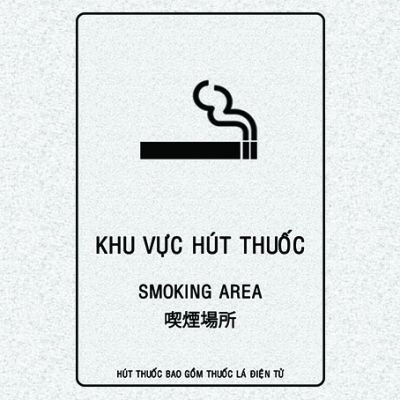 KHU VỰC HÚT THUỐC