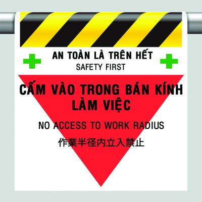 CẤM VÀO TRONG BÁN KÍNH LÀM VIỆC