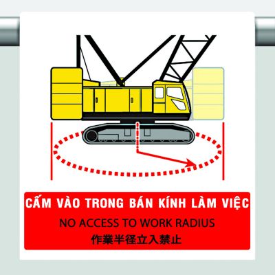 CẤM VÀO TRONG BÁN KÍNH LÀM VIỆC