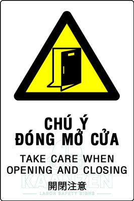 CHÚ Ý ĐÓNG MỞ CỬA