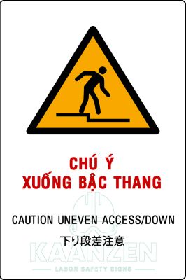 CHÚ Ý XUỐNG BẬC THANG