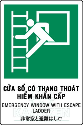 CỬA SỔ CÓ THANG THOÁT HIỂM KHẨN CẤP