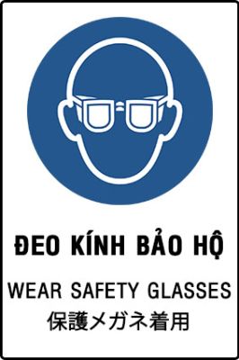 Đeo kính bảo hộ