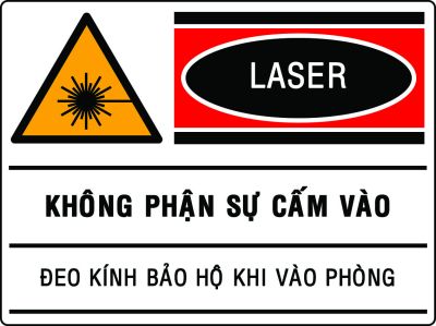 KHÔNG PHẬN SỰ CẤM VÀO LASER