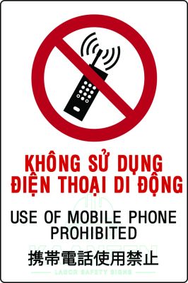 Không sử dụng điện thoại di động