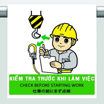 KIỂM TRA TRƯỚC KHI LÀM VIỆC