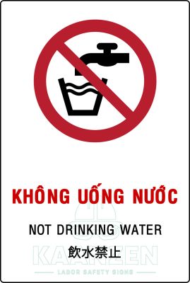 Không uống nước