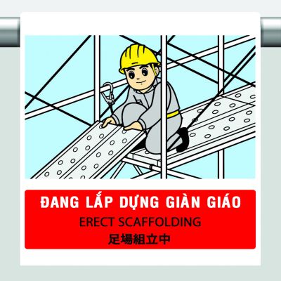 ĐANG LẮP DỰNG GIÀN GIÁO