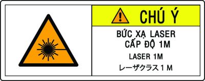 BỨC XẠ LASER CẤP ĐỘ 1M