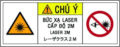 BỨC XẠ LASER CẤP ĐỘ 2M