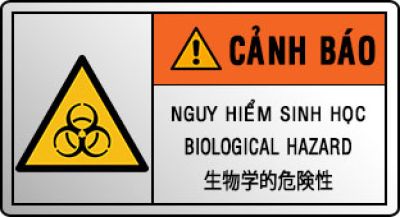 CẢNH BÁO NGUY HIỂM SINH HỌC