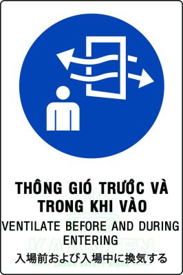 Thông gió trước và trong khi vào