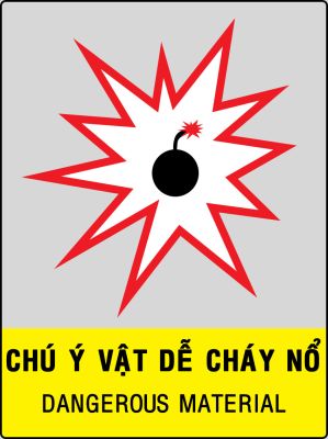 CHÚ Ý VẬT DỄ CHÁY NỔ